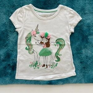 Maggie & Zoe Toddler Girl Short Sleeve Graphic Shirt Size XS 4